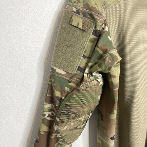 Army Combat Shirt OCP Large MULTICAM Flame Resistant FR Tactical 1/4 Zip USGI - Picture 9 of 16